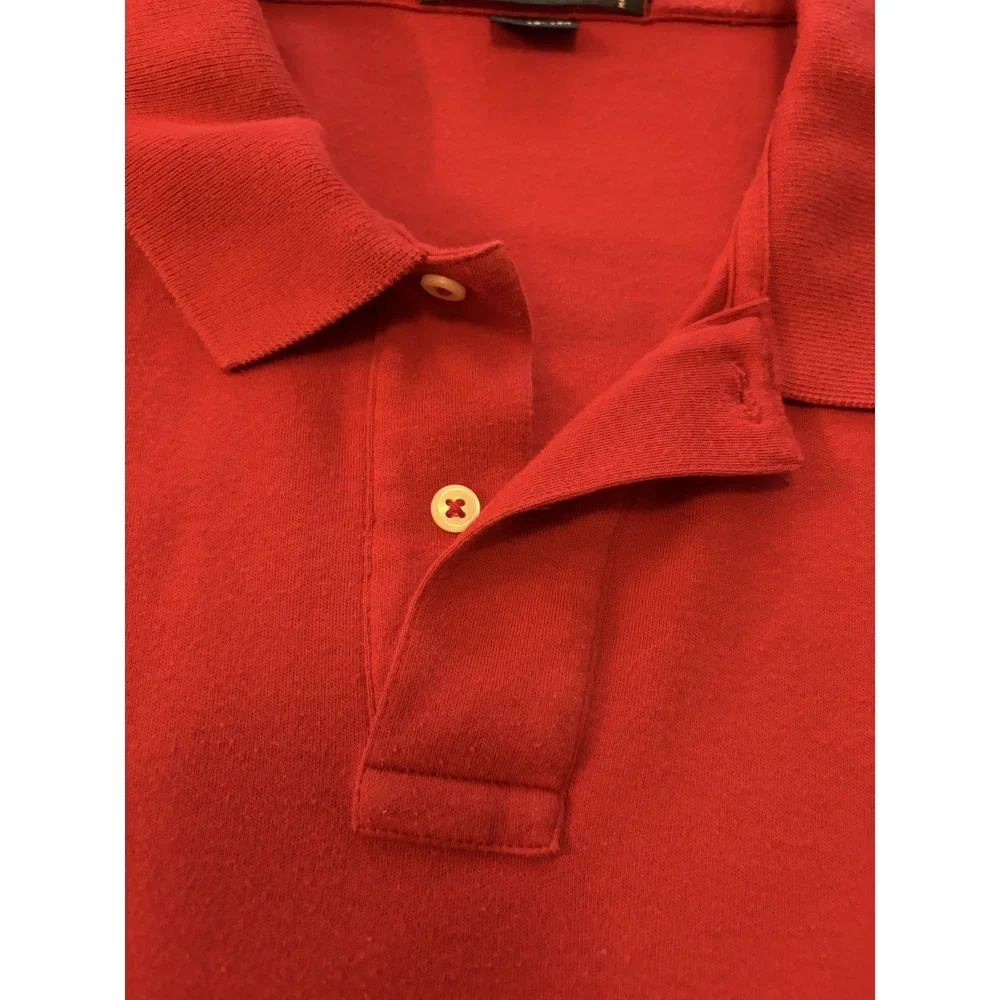 Polo Ralph Lauren Mens‎ XL Red Short Sleeve Cotton Pique Pony Logo Polo Shirt